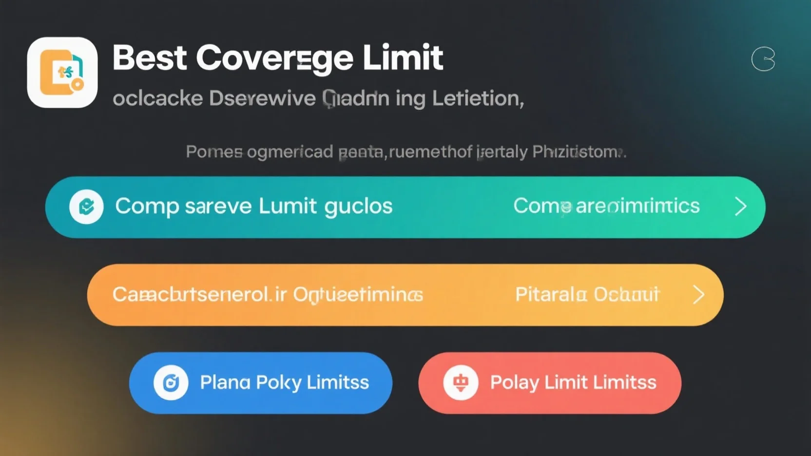 Comprehensive Guide: Understanding, Comparing, and Optimizing Insurance Policy Coverage Limits
